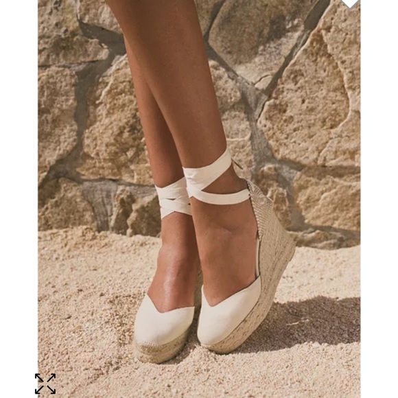 Castaner Shoes Castaer Womens Chiara Ankle Tie Wedge Espadrille